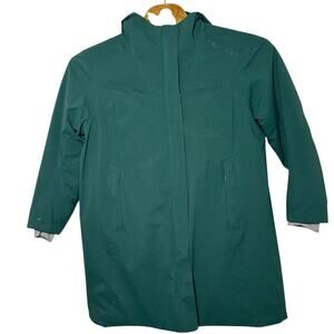 Oros Orion Jacket Women's Size 2XL Pine Green Solarcore Hood Snow Winter Parka